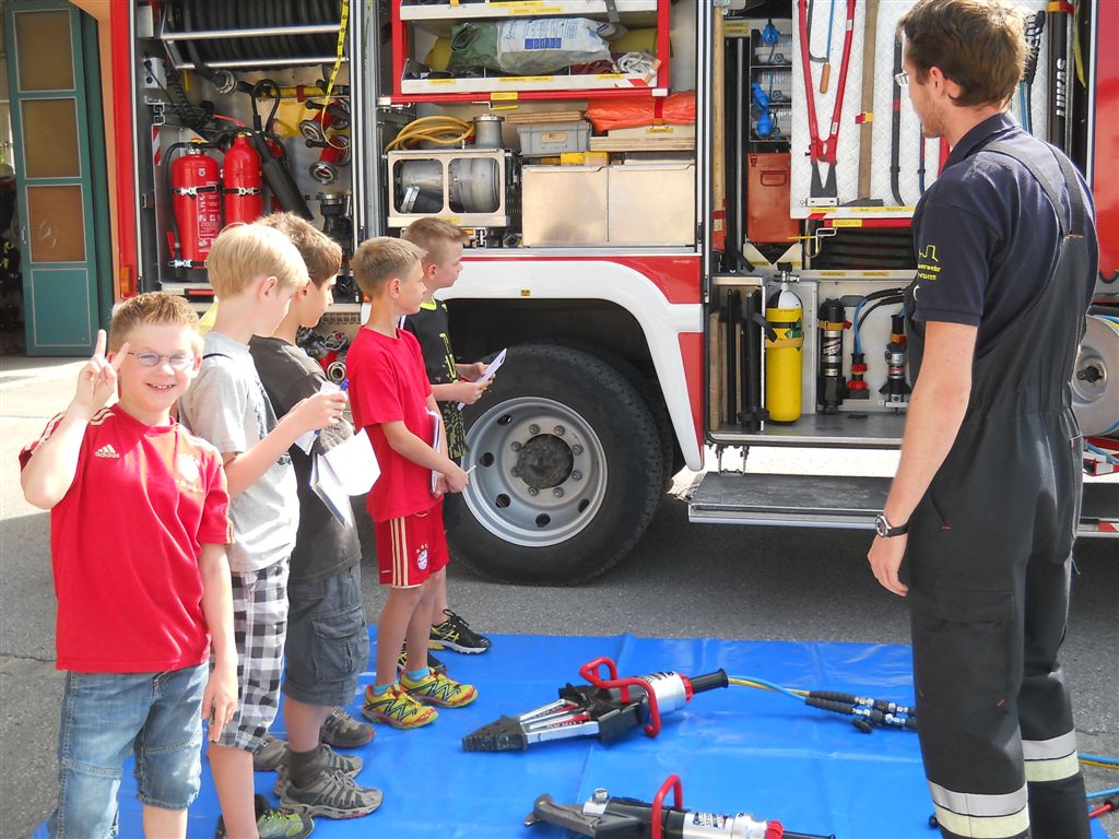 Besuch bei der Feuerwehr