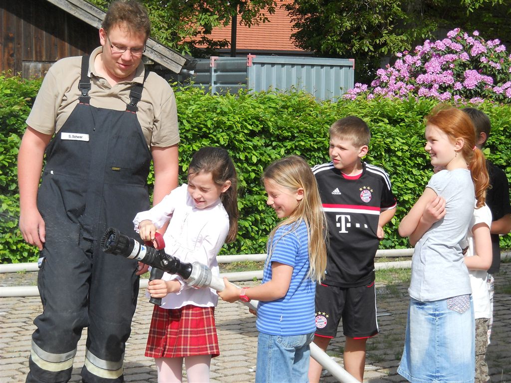 Besuch bei der Feuerwehr