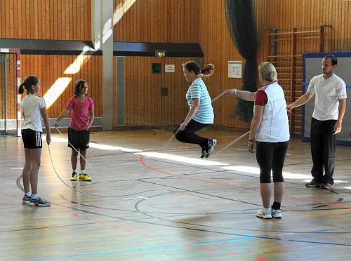 Herzvorsorge rope skipping