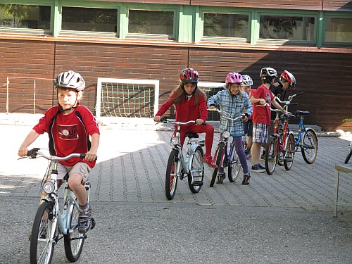 Radfahren im Schonraum Kl. 2