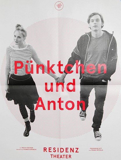 Theaterplakat Residenztheater München Pünktchen und Anton
