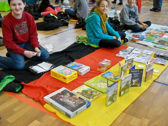Bücher- und Spieleflohmarkt an der HOHENAU-Schule