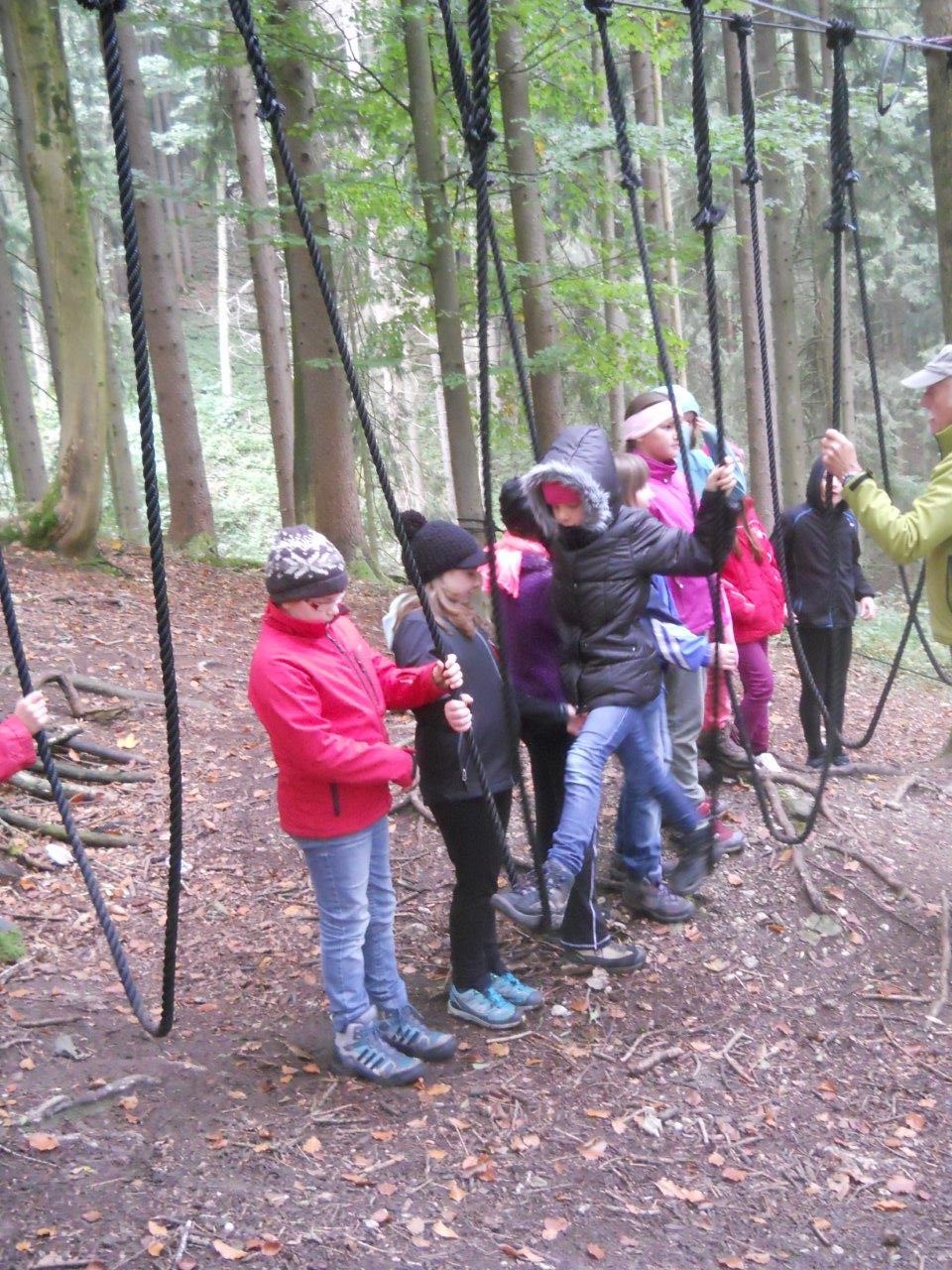 Abenteuer Bergwald - Klasse 4b der HOHENAU-Schule unterwegs