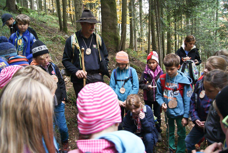HOHENAU-Schule auf Walderkundung in Rettenschöss